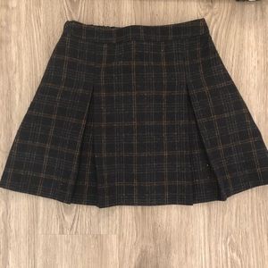 Plaid miniskirt